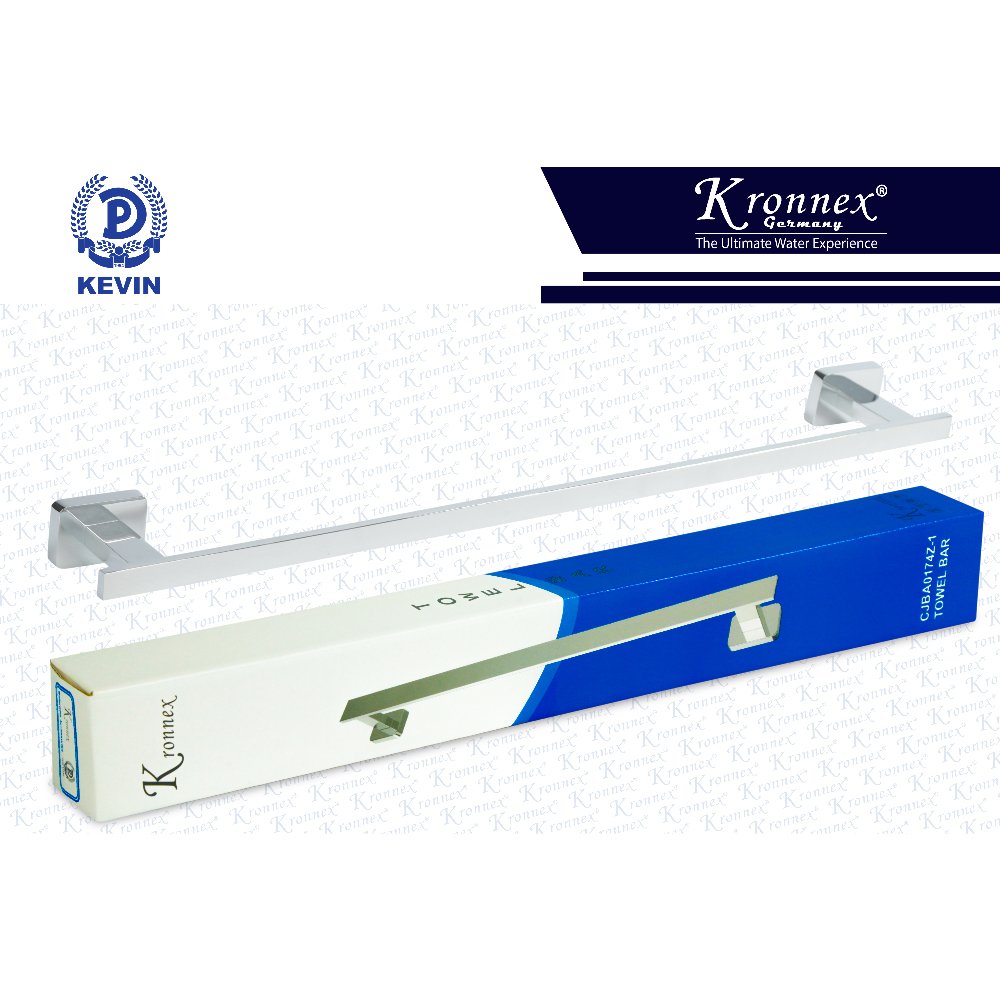 TOWEL BAR SINGLE SQUARE - KRONNEX