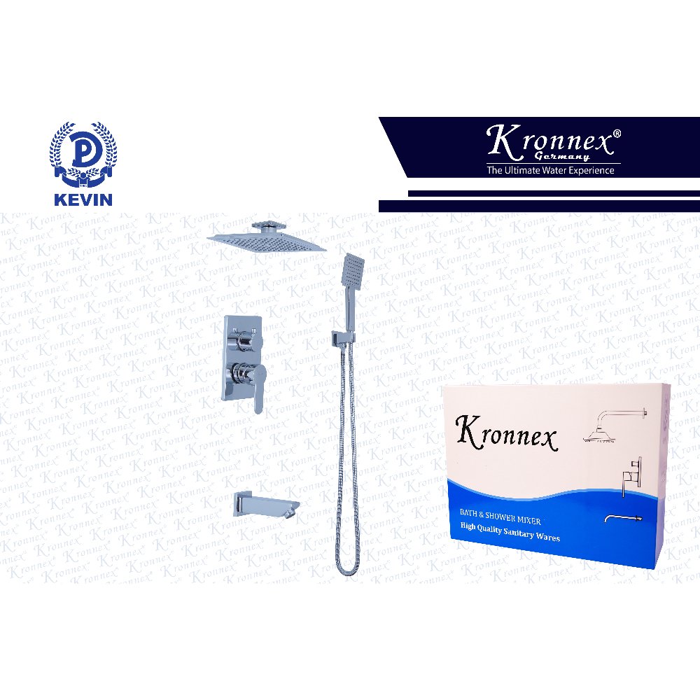 BATH SHOWER MIXER  - KRONNEX (includes Hand Shower)