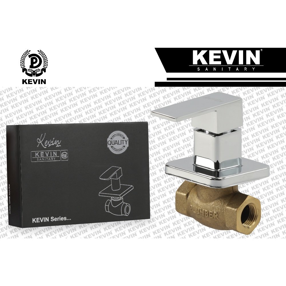 SQ BRASS UNDER WALL 1/2